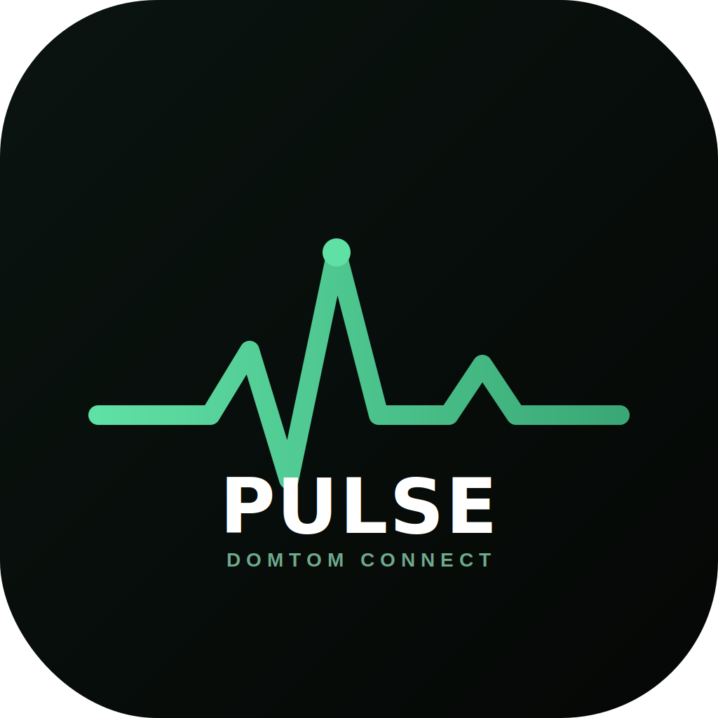 Logo Officiel DTC Pulse - Domtom Connect